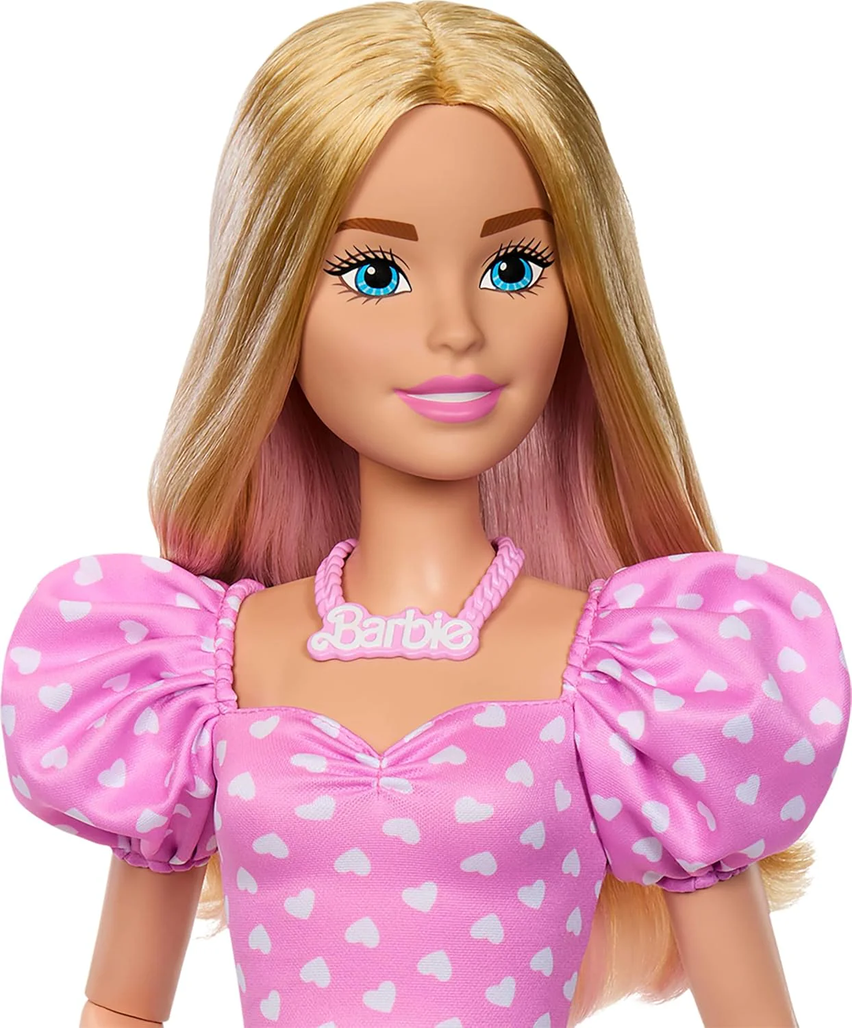 BARBIE 71CM BLONDE DOLL 2025 FASHION DOLL - PINK TOP AND DENIM SKIRT - Image 4