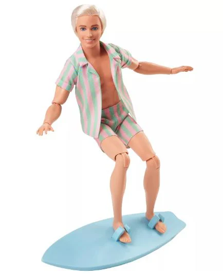 BARBIE THE MOVIE - PASTEL KEN WITH SURF BOARD - Image 5