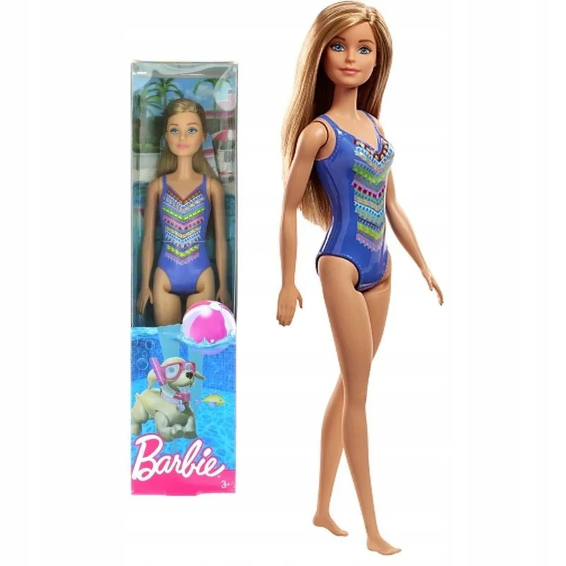 BARBIE BEACH DOLL - BLUE SWIMSUIT