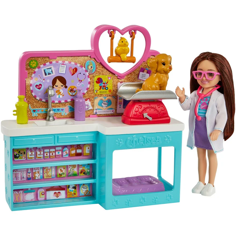 BARBIE CHELSEA DOLL AND PLAYSET - VET - Image 2