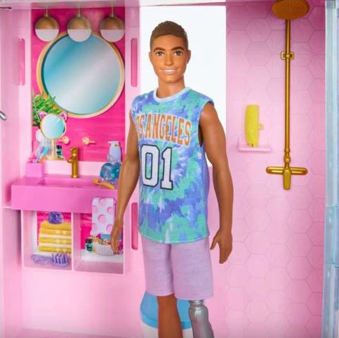 BARBIE DREAM HOUSE - POOL PARTY DOLL HOUSE 75 PIECES - Image 6