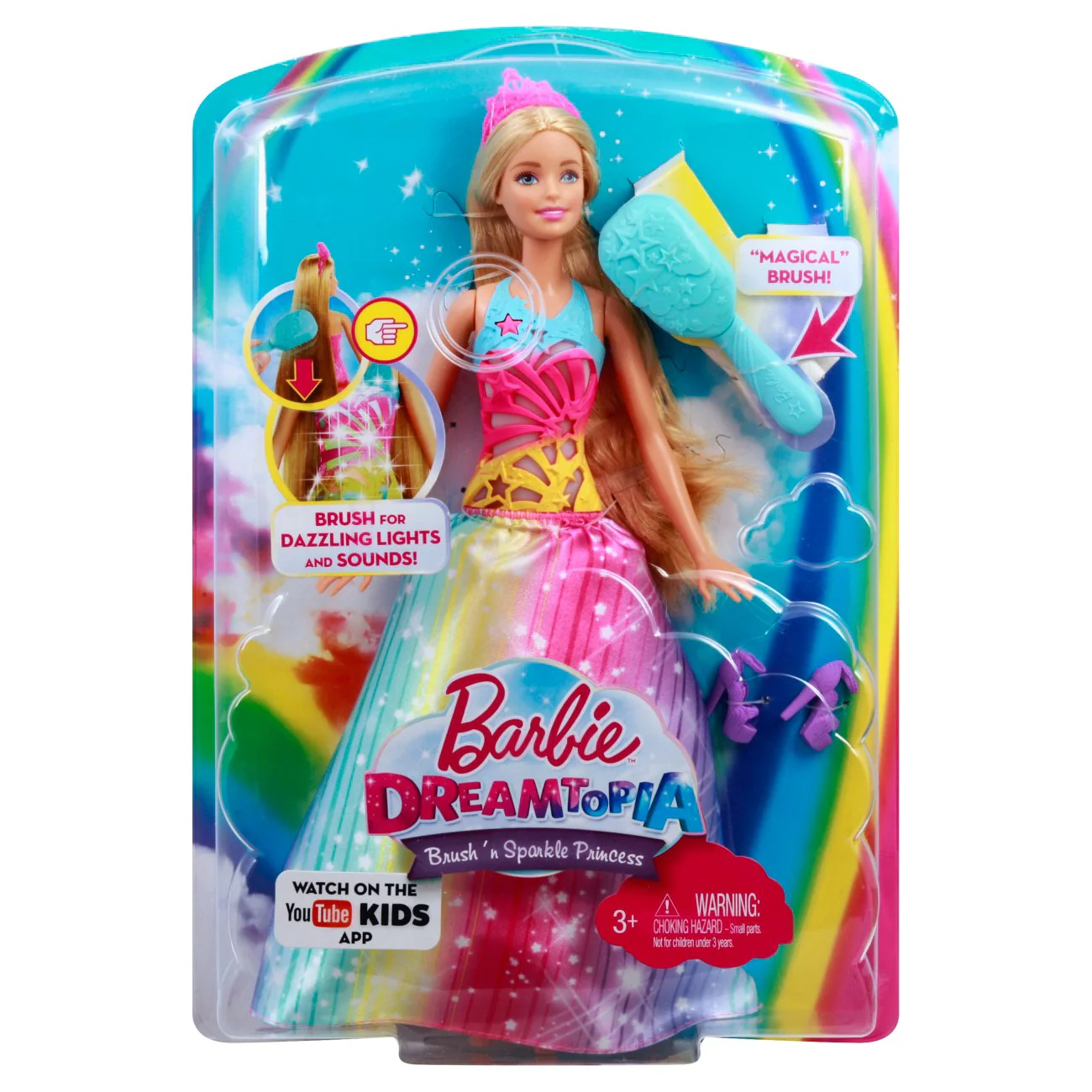 BARBIE DREAMTOPIA BRUSH N SPARKLE PRINCESS - Image 2