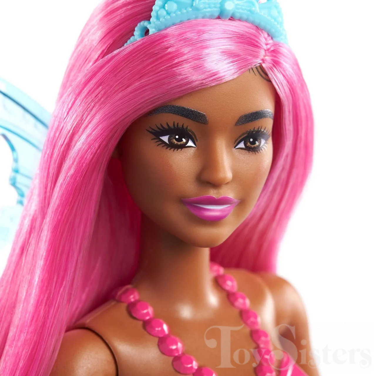 BARBIE DREAMTOPIA FAIRY DOLL - PINK HAIR TURQUOISE WINGS - Image 2