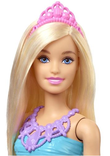 BARBIE DREAMTOPIA FLOWER DRESS BARBIE DOLL - DOLL - LIGHT SKIN PINK SKIRT - Image 2