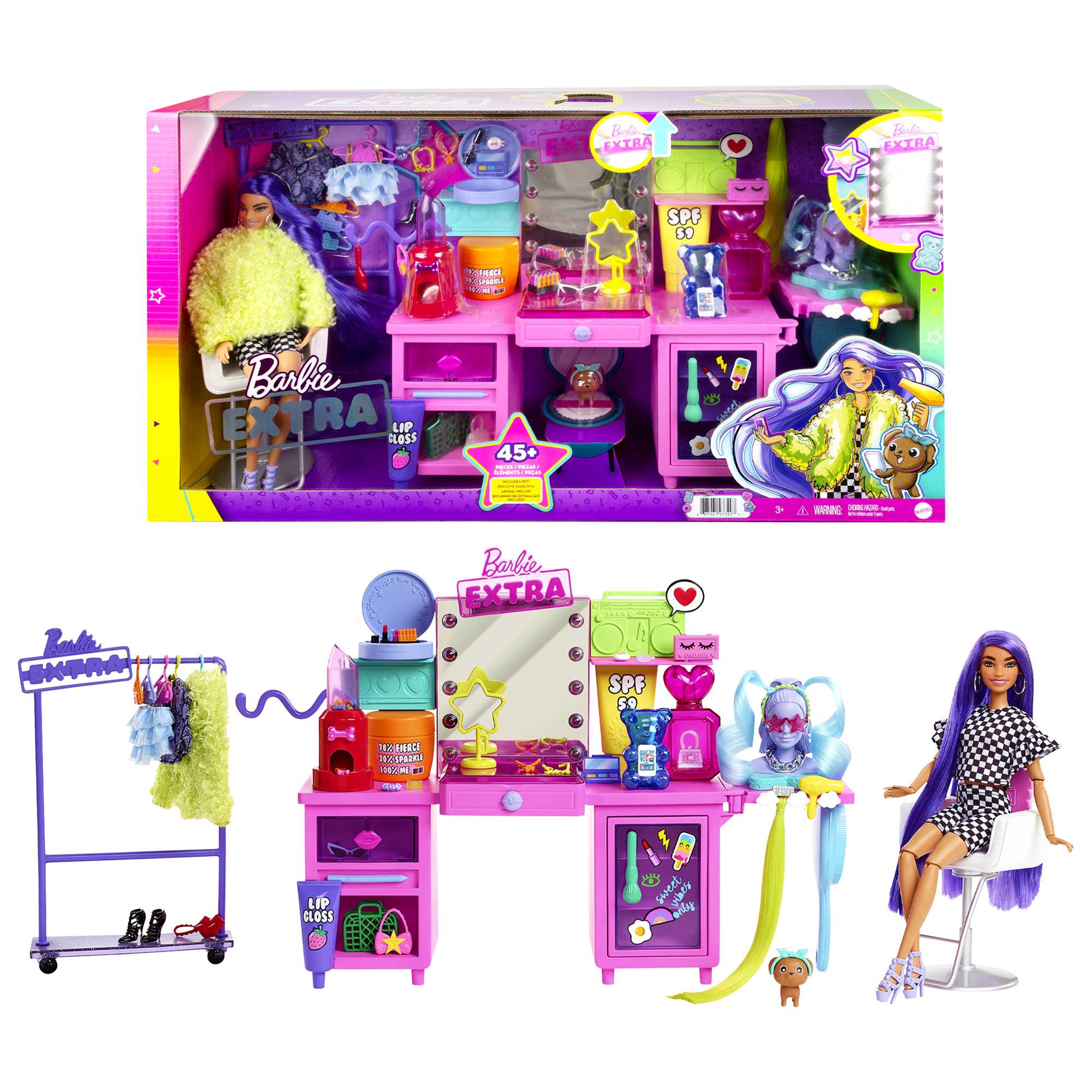 BARBIE EXTRA DOLL AND PLAYSET