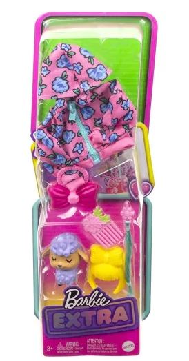 BARBIE EXTRA FASHION ACCESSORIES - PURPLE LAMB - Image 4