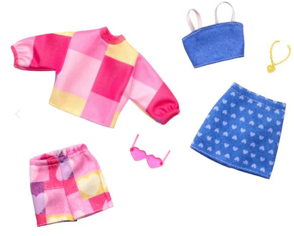 BARBIE FASHION 2 PACK - CHECK SWEATER - Image 2