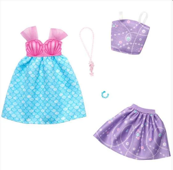 BARBIE FASHION 2 PACK - MERMAID SCALE DRESS - Image 2