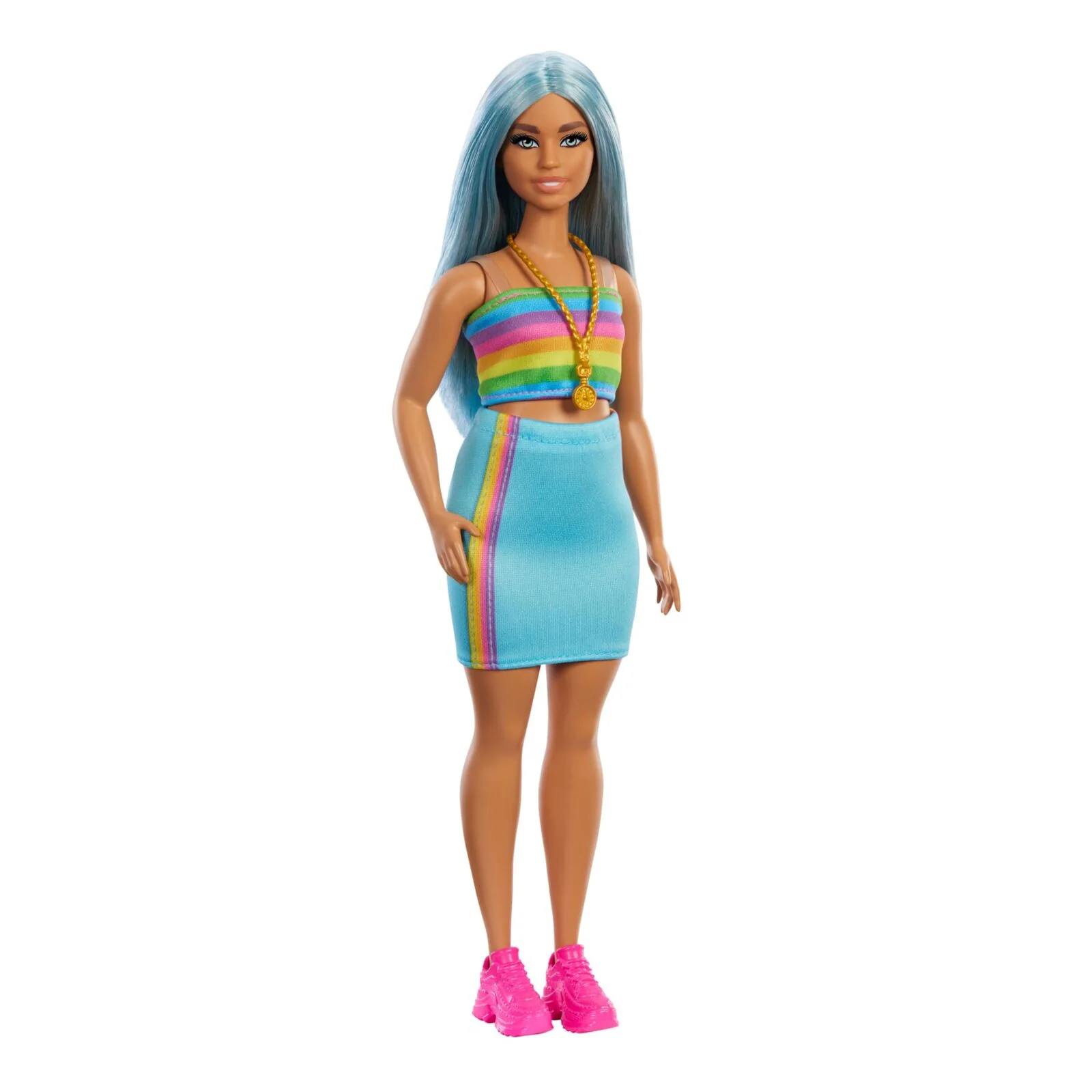 BARBIE FASHIONISTA DOLL 218 LONG BLUE HAIR