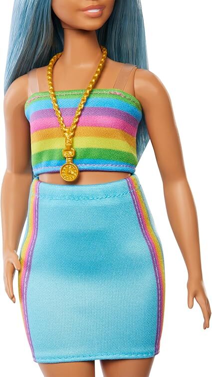 BARBIE FASHIONISTA DOLL 218 LONG BLUE HAIR - Image 3