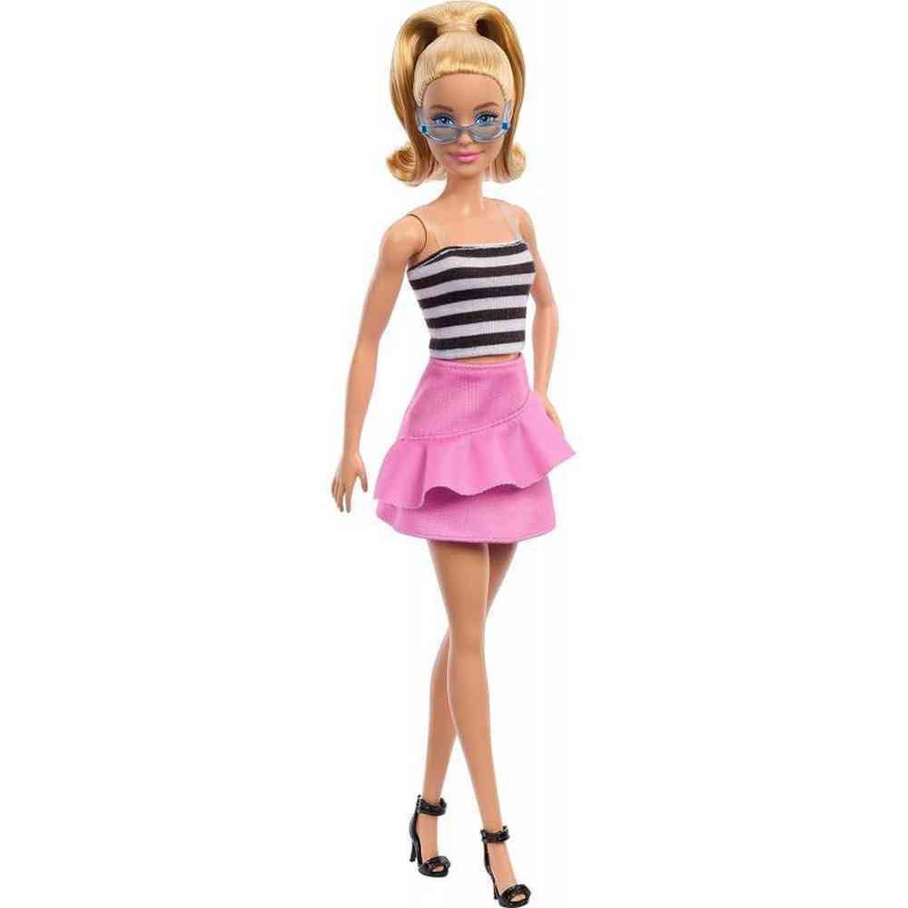 BARBIE FASHIONISTA DOLL 65TH ANNIVERSARY 213 STRIPE TOP - Image 2