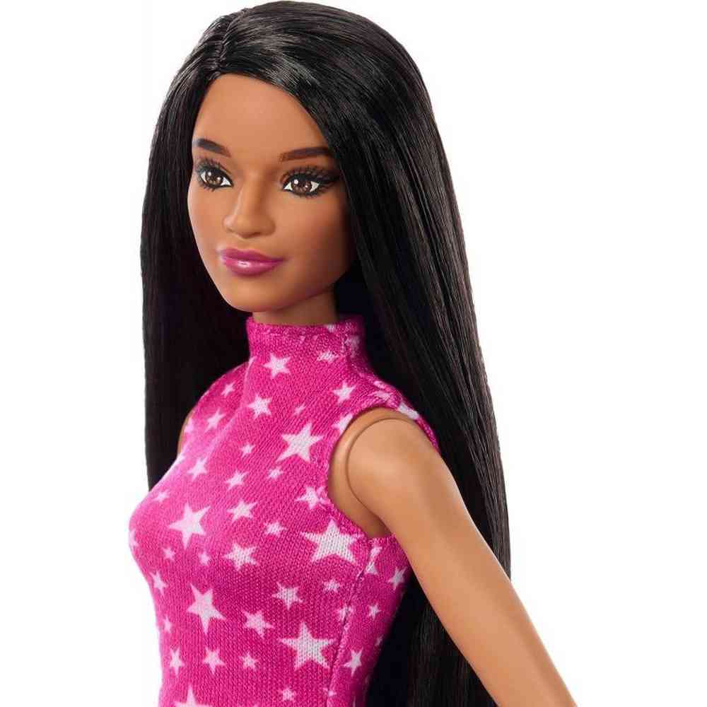 BARBIE FASHIONISTA DOLL 65TH ANNIVERSARY 215 STAR PRINT TOP - Image 2