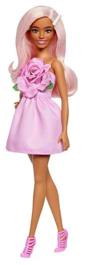 BARBIE FASHIONISTAS #238 PINK ROSE DRESS - Image 2