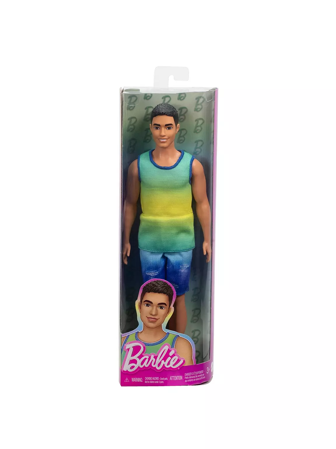 BARBIE FASHIONISTA KEN DOLL #236 WITH BLACK HAIR