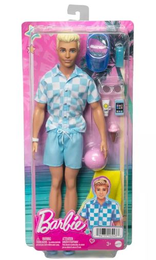BARBIE KEN DOLL WITH SWIM TRUNKS AND BEACH-THEMED ACCESSORIES - Image 6