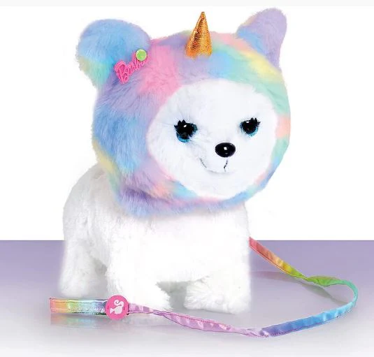 BARBIE PETS - WALKING PUPPY WITH UNICORN HAT - 10 PIECES - Image 2