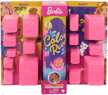 BARBIE ULTIMATE COLOR REVEAL DOLL ASSORTMENT BEACH PARTY