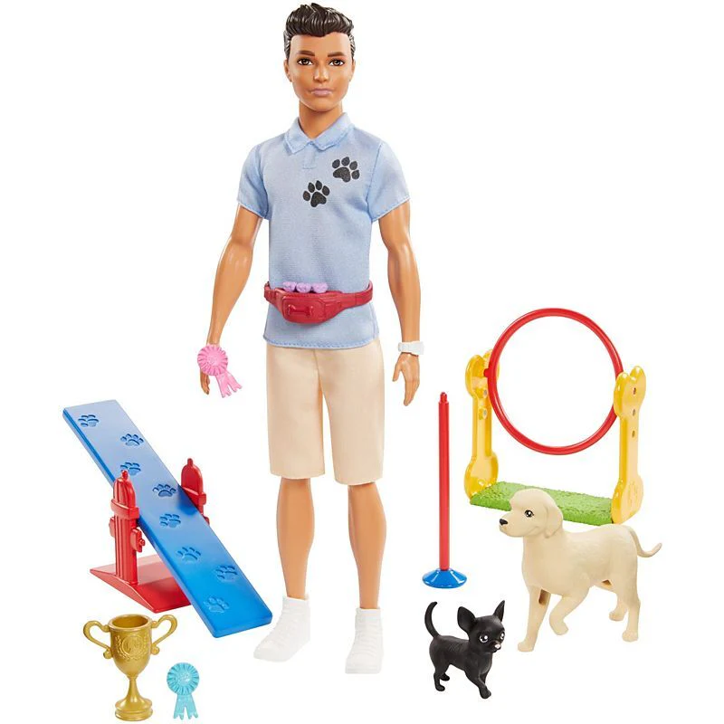 BARBIE YOU CAN BE ANYTHING DOG TRAINER KEN