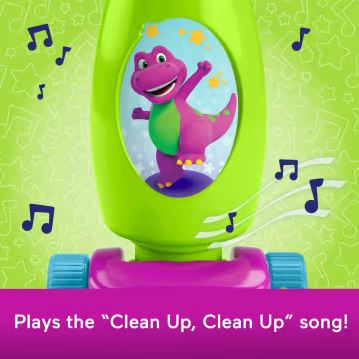BARNEY'S WORLD CLEAN UP SINGING VACUUM - Image 5