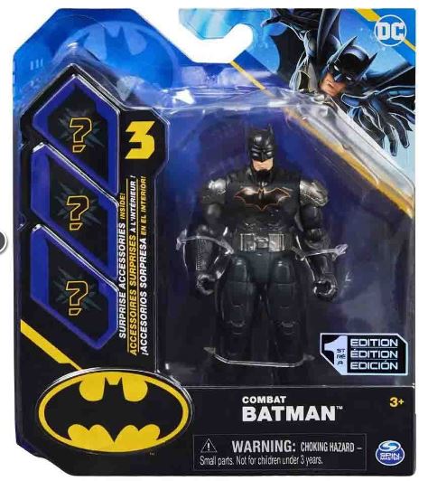 BATMAN 4" FIGURES ASSORT - COMBAT BATMAN