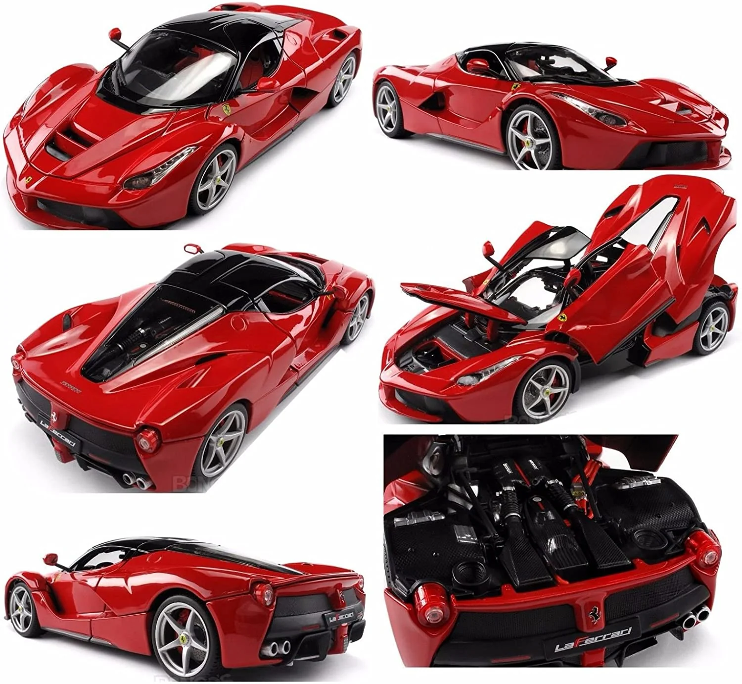 BBURAGO 1:18 FERRARI SIGNATURE LAFERRARI - RED