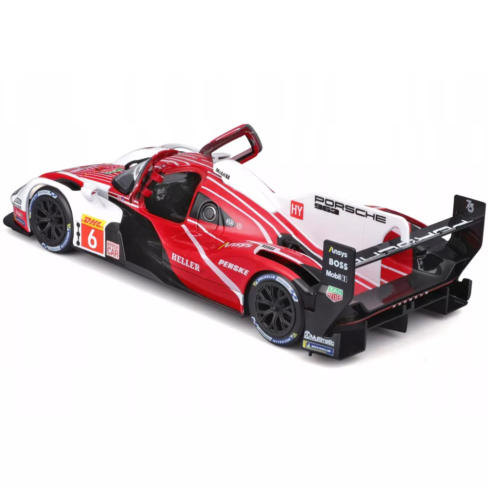 BBURAGO 1:24 DIE CAST PORSCHE 963 EBSJE WEC QATAR RACE #6 2024 - Image 4