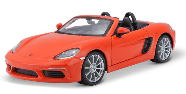 BBURAGO PORSCHE 718 BOXSTER DIECAST 1:24 SCALE - Image 2