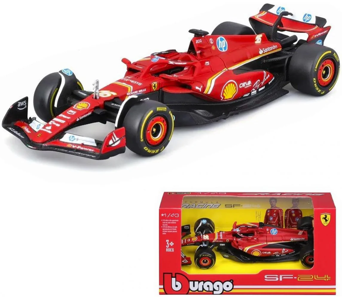 BBURAGO RACING 1:43 2024 F1 - FERRARI: CHARLES LECLERC