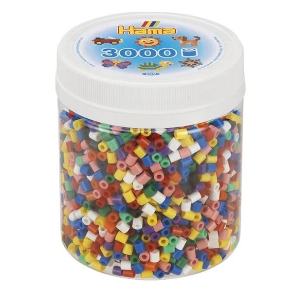 HAMA BEADS - TUB BOLD 3000PCS
