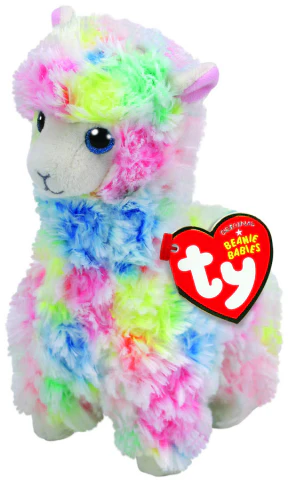 BEANIE BABIES REG LOLA MULTICOLOUR LLAMA