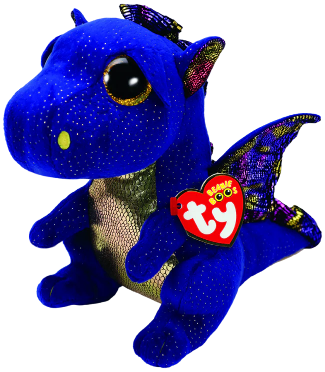 BEANIE BOO MEDIUM SAFFIRE BLUE DRAGON