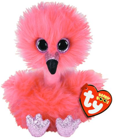 BEANIE BOO REG FRANNY THE FLAMINGO