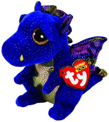 BEANIE BOO REG SAFFIRE BLUE DRAGON