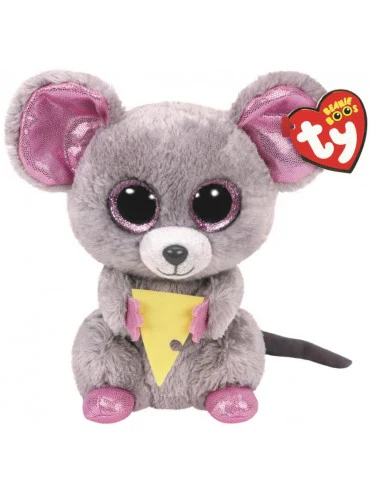 BEANIE BOO REG SQUEAKER MOUSE WITH CHEESE