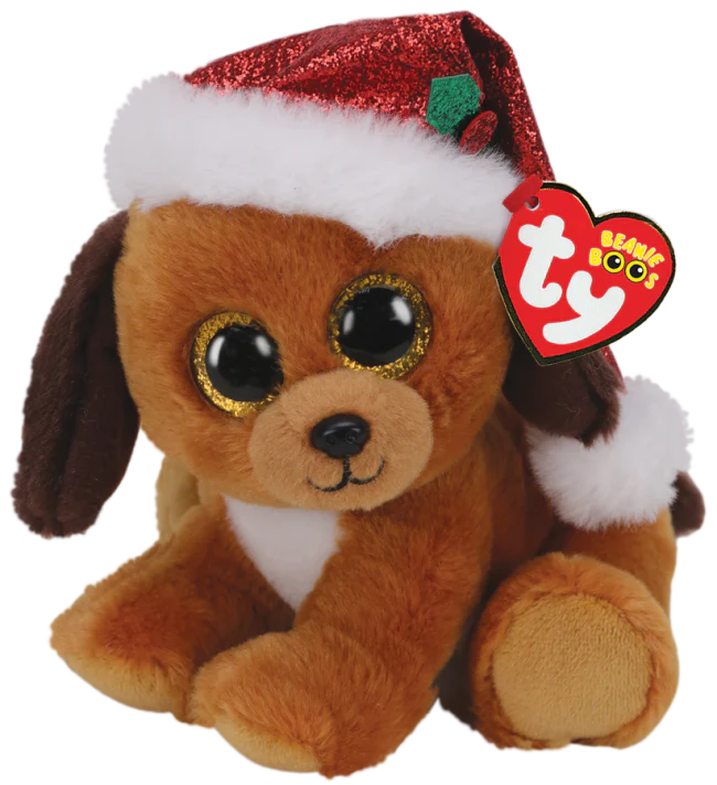 BEANIE BOO REGULAR XMAS DOG WITH HAT - HOWLIDAYS