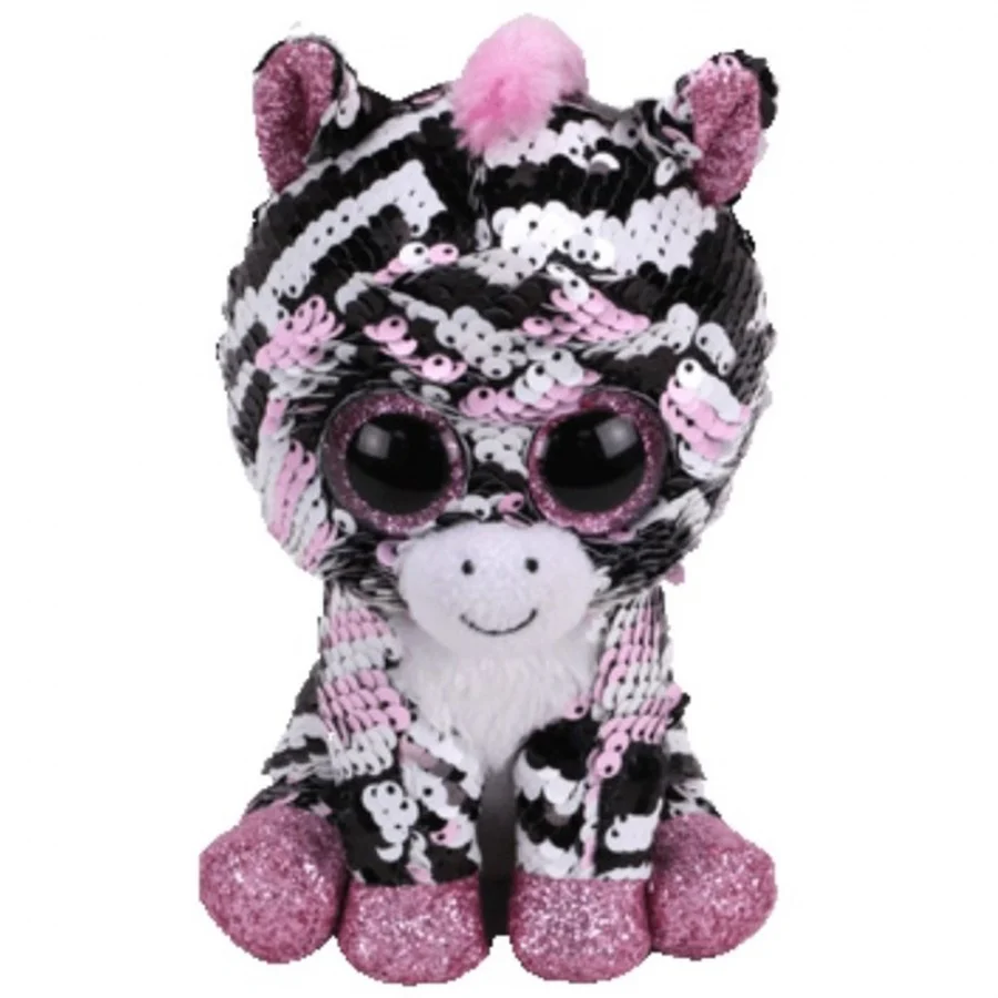 BEANIE BOO SEQUINS ZOEY ZEBRA