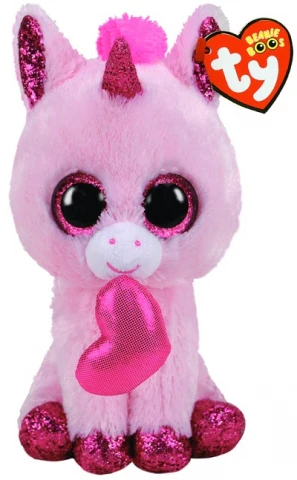 BEANIE BOOS VALENTINE DARLING UNICORN REG