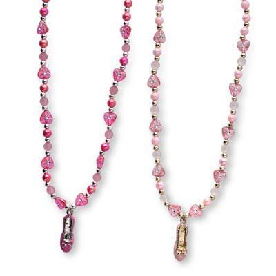 PINK POPPY BEAUTIFUL BALLET SHOE NECKLACE
