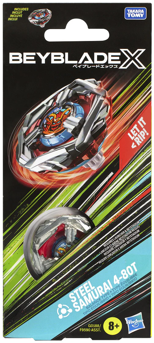 BEYBLADE X BOOSTER SINGLE TOP - STEEL SAMURAI 480T - Image 2