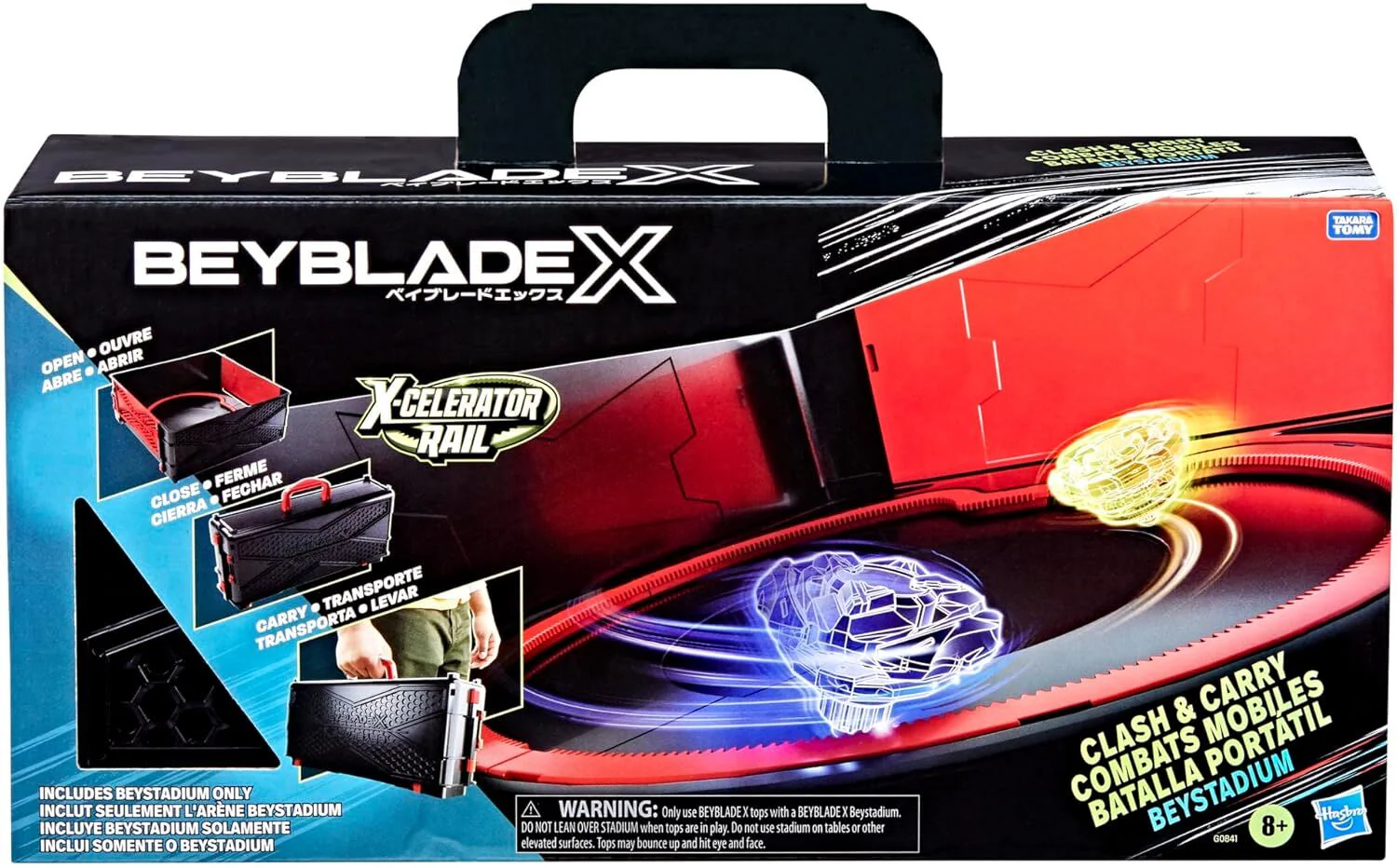 BEYBLADE X CLASH AND CARRY COMBAT MOBILE BEYSTADIUM - Image 2