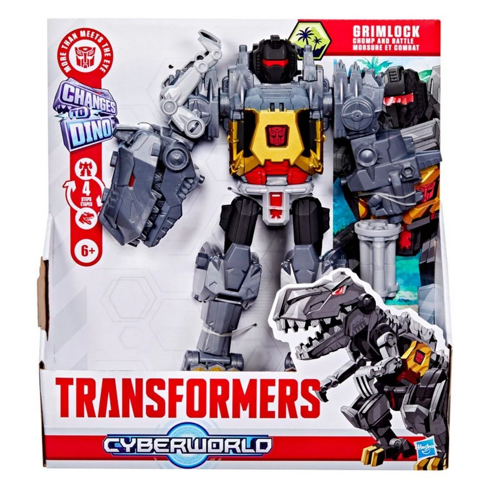 TRANSFORMERS CYBERWORLD - CHOMP AND BATTLE GRIMLOCK - Image 2