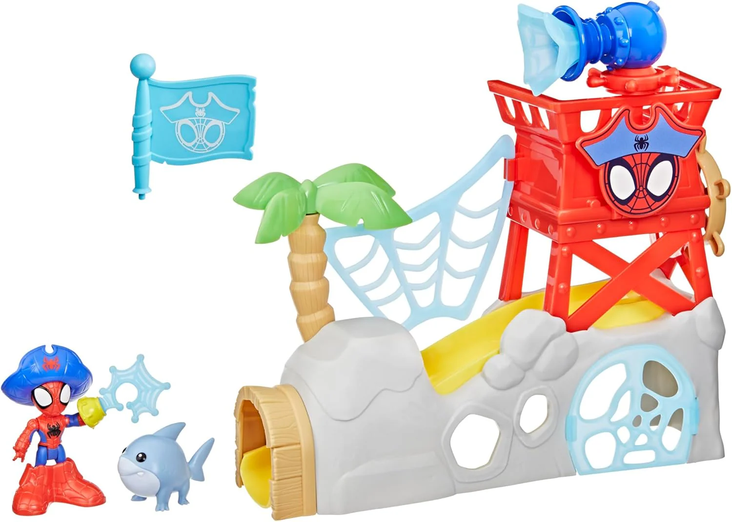 SPIDEY AMAZING FRIENDS - WATER WEBS SPIDEY ISLAND PLAYSET - Image 5