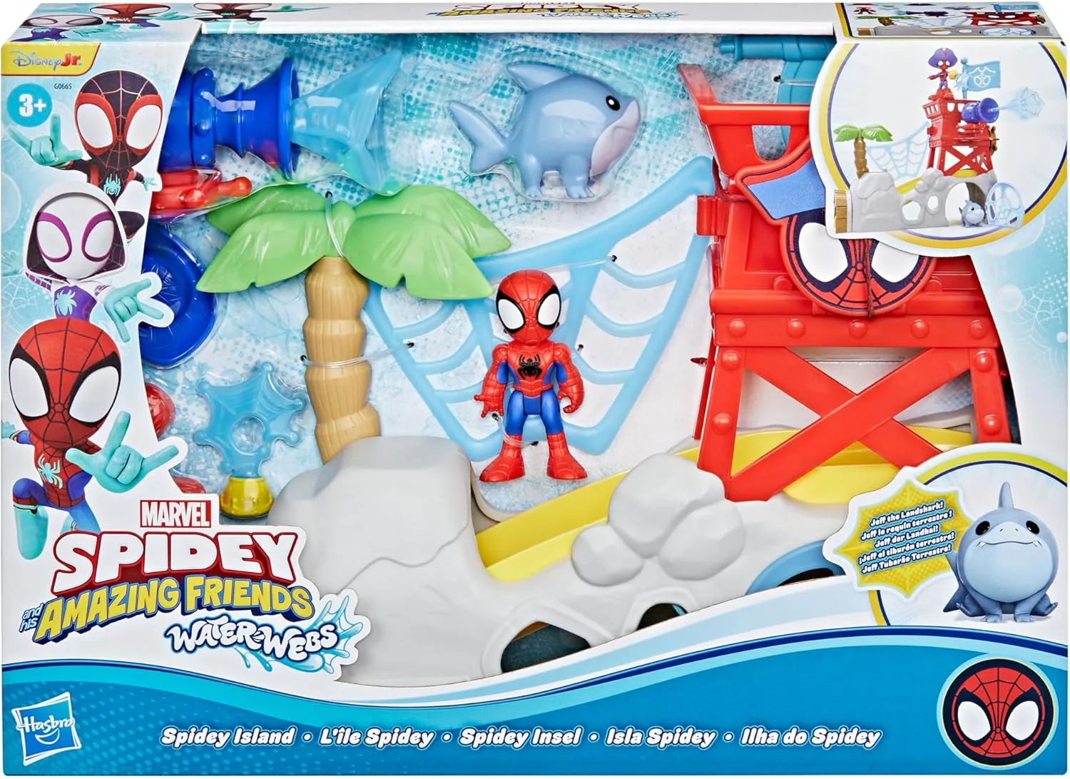 SPIDEY AMAZING FRIENDS - WATER WEBS SPIDEY ISLAND PLAYSET - Image 6