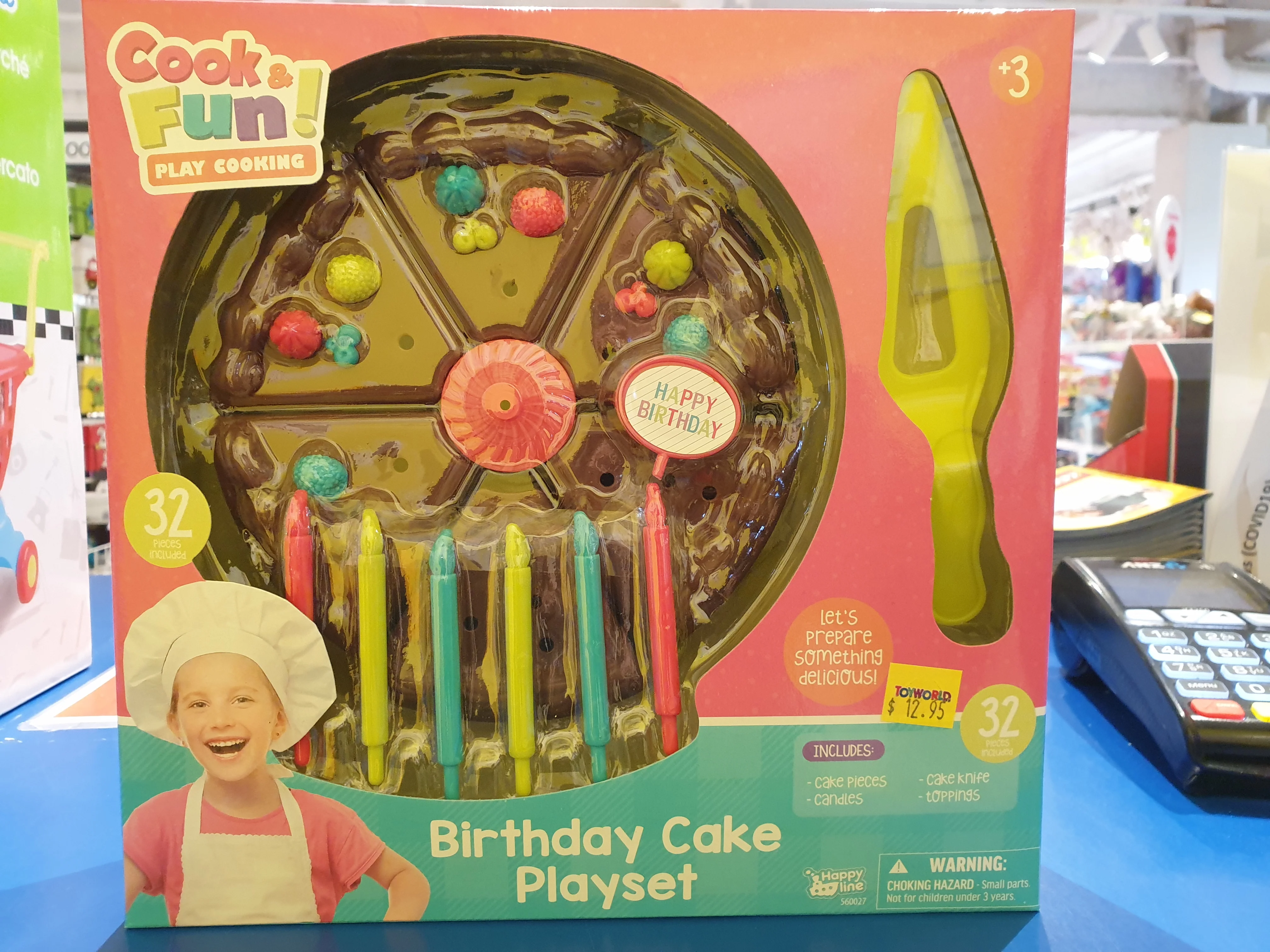 BIRTHDAY CAKE PLAYSET 32PC