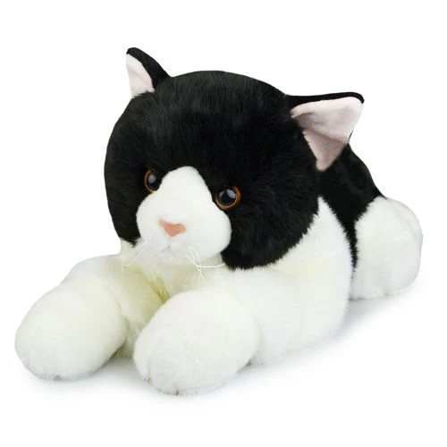 BLACK/WHITE CAT FRIENDLEE PLUSH 60CM