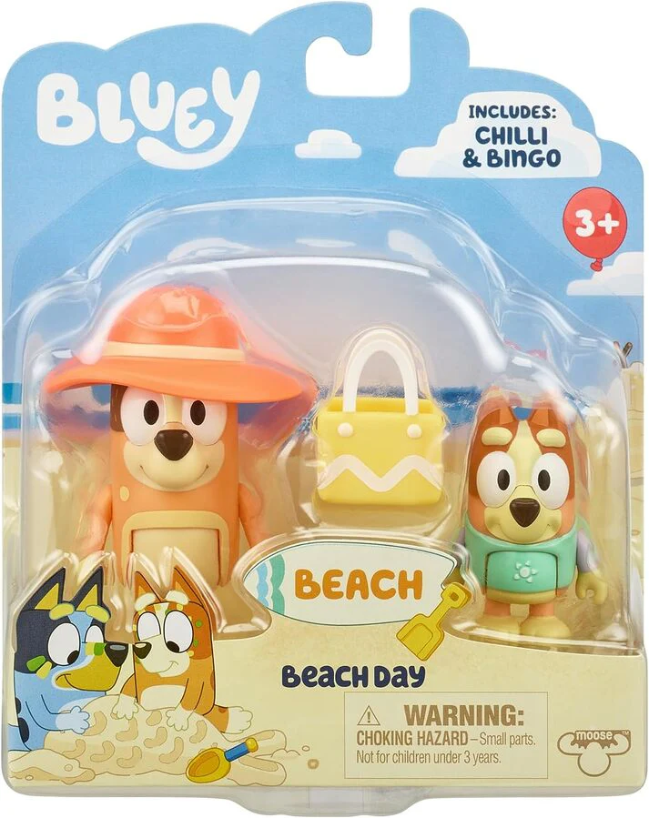 BLUEY - BEACH DAY INCLUDES CHILLI & BINGO