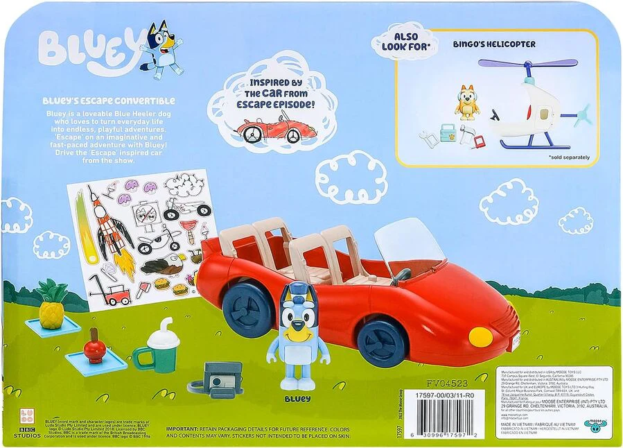 BLUEY - BLUEY'S ESCAPE CONVERTIBLE - Image 2