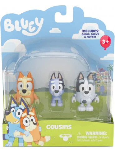 BLUEY FIGURE 2 PACK COUSINS