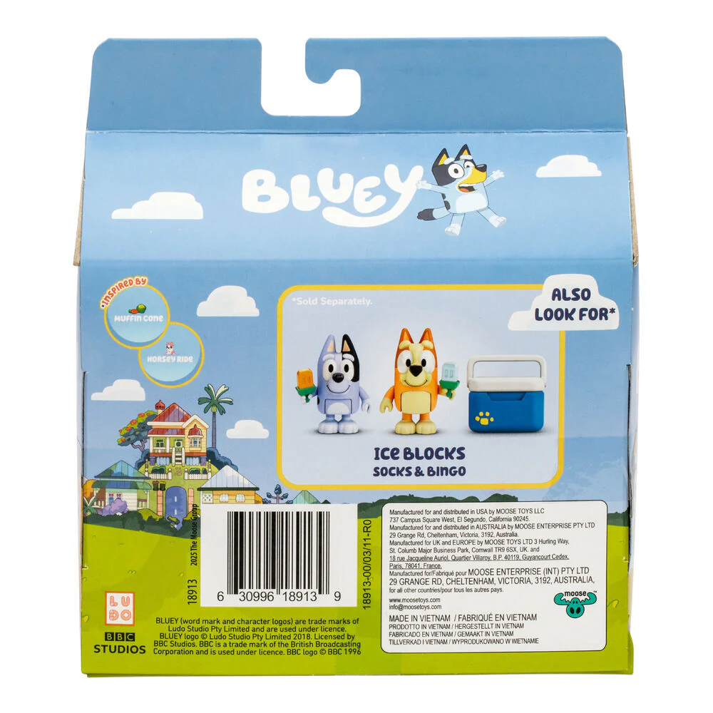 BLUEY FIGURE 2 PACK - ICE BLOCKS - Image 3