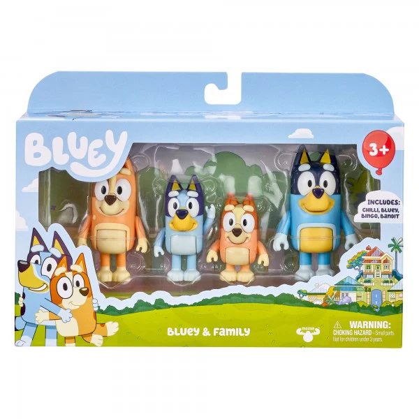 BLUEY S7 FIGURE 4PK - THE SHOW